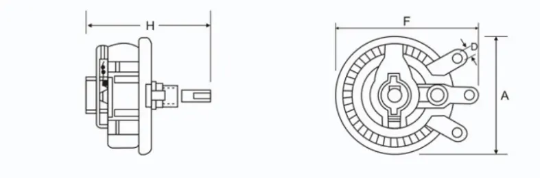 Wirewound rheostat